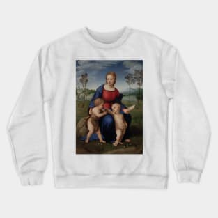 Madonna of the Goldfinch by Raphael Crewneck Sweatshirt